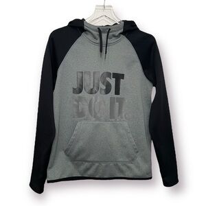 Grey and Black Nike Sweatshirt